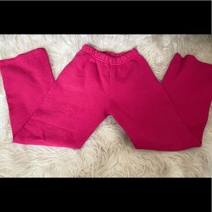 Vintage Pink Hanes sweatpants